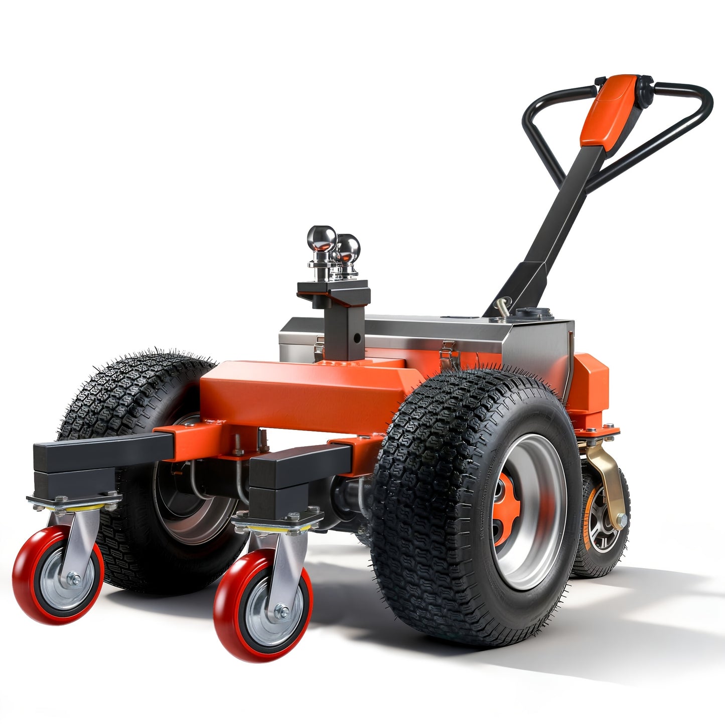 Trailer Trolley, 6 Wheels, Maximum 7500 Pounds All Terrain Wheels, Adjustable Speed, Reverse/drive/brake, 2-inch/4-inch Ball Hitch Installation, Suitable for Moving RVs, Car Trailers, Campers