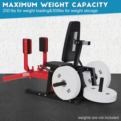 Hip Abductor Machine, Plate-Loaded Inner And Outer Machine, Hip Trainer, Hip Thrusters for Home Gym