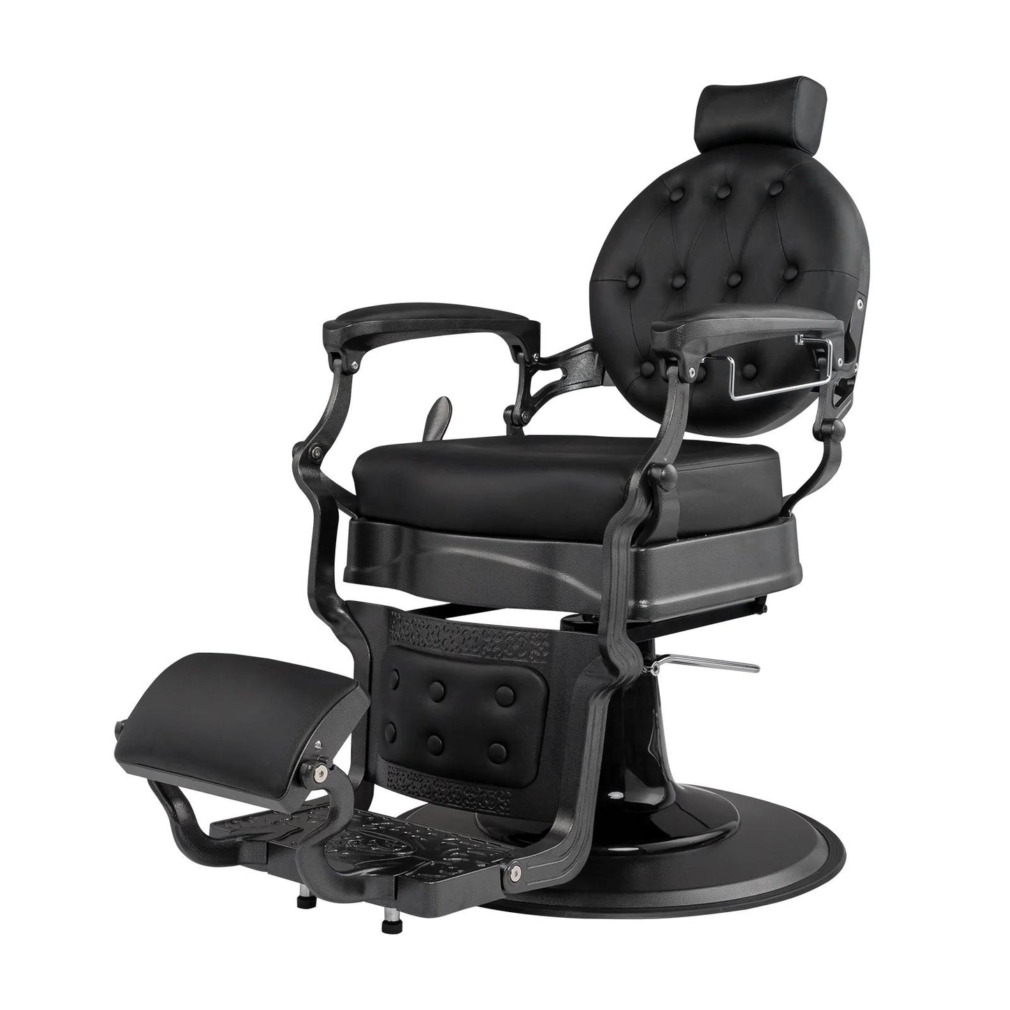 Heavy Industry Barber Shop Vintage Barber Chair, Hairdresser Reclining Salon Chair, Hydraulic Multi-function Barber Shop Beauty Spa Shampoo Hairdressing Equipment with Adjustable Headrest