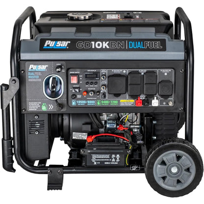 Pulsar 10500W Dual Fuel Portable Inverter Generator for Residential and Camping Use GD10KBN