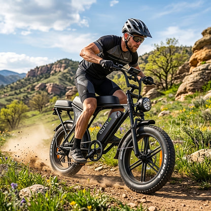Electric Bike, V8 Electric Mountain Bike with 500W Motor 48V 15Ah-30Ah Removable Larger Battery 19mph/h 20'' Tire E Bike, Adult Electric Bicycles, Electric Dirt Bike, Electric Mountain Bike, Electric Bicycle for Adults, E Bike