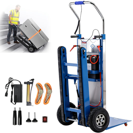 Sturdy Stair Climbing Trolley - Supports Up to 900 Pounds, Features 3 Folding Modes, Telescopic Handle, And Portable Design | Ideal for Mobile, Warehouse, And Business Applications