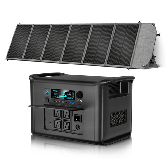 Ctolity 2400W 1600W 500W Portable Power Station, AP2000 2048Wh 2400W, AP1000 1024Wh 1600W, AP400 345Wh 500W Power Bank, Lifepo4 Battery, UPS Function, 200W 100W Foldable Solar Panel, Camping Equipment, Solar Generator  Brand: CTOLITY