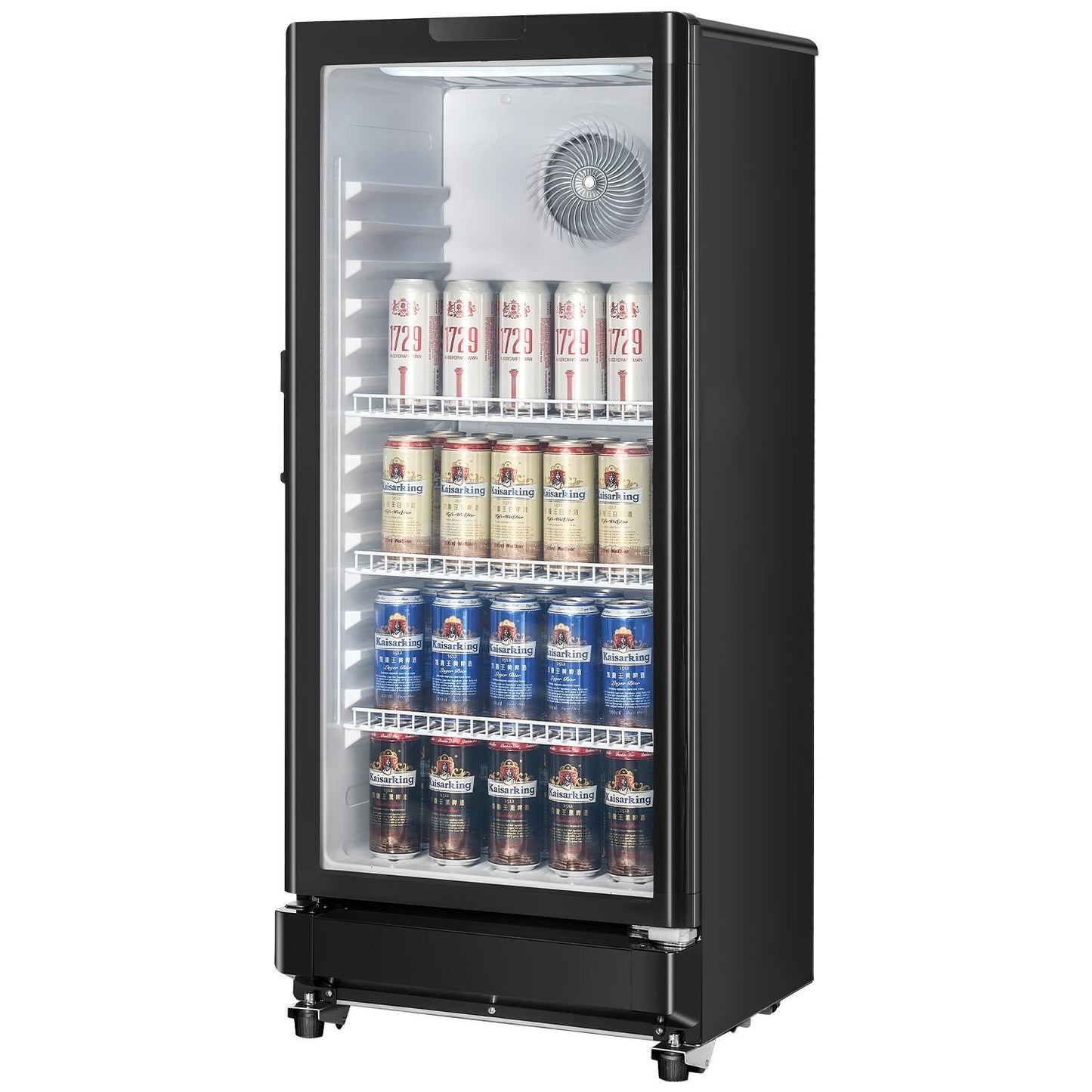 Commercial Merchandiser Refrigerator 5.7/8.1/11.47 CU.FT Glass Door Beverage Fridge