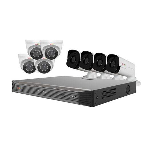 212 MAIN Ultra HD Audio Capable 16 Channel Surveillance System with 8 4 Megapixel Cameras