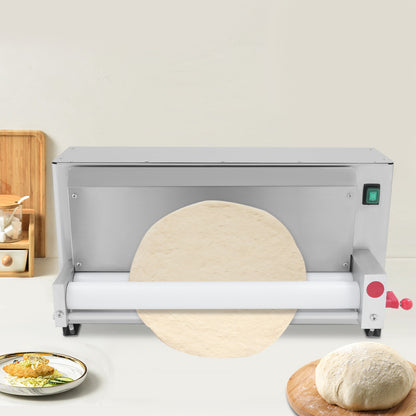 3"-18" Pizza Dough Roller Sheeter Automatic Commercial Pizza Dough Roller Press for Pizzerias, Restaurants, Hotels, Cake Shops, Dessert Shops, Pancake Shops: Electric Pizza Press Shaping Machine, Adjustable Thickness,, Restaurant Equipment