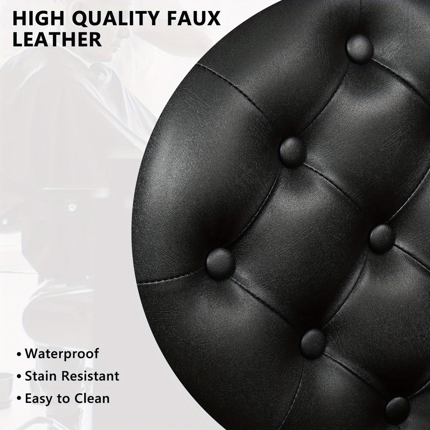 Heavy Industry Barber Shop Vintage Barber Chair, Hairdresser Reclining Salon Chair, Hydraulic Multi-function Barber Shop Beauty Spa Shampoo Hairdressing Equipment with Adjustable Headrest