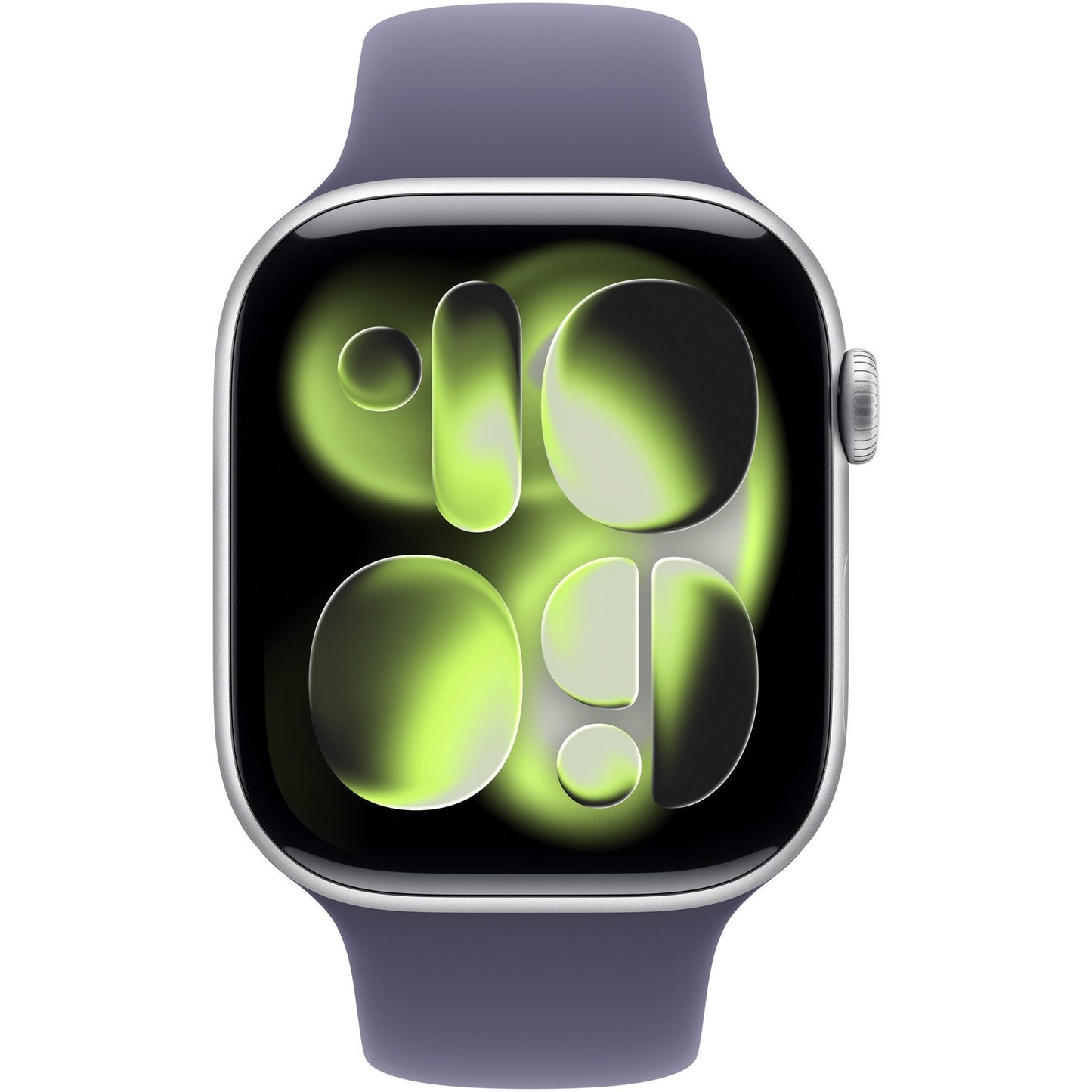 Apple Watch Series 11 46mm (GPS + Cellular) Aluminum Silver with Medium/Large Purple Sport Band (Original Box + Accessories) - Premium