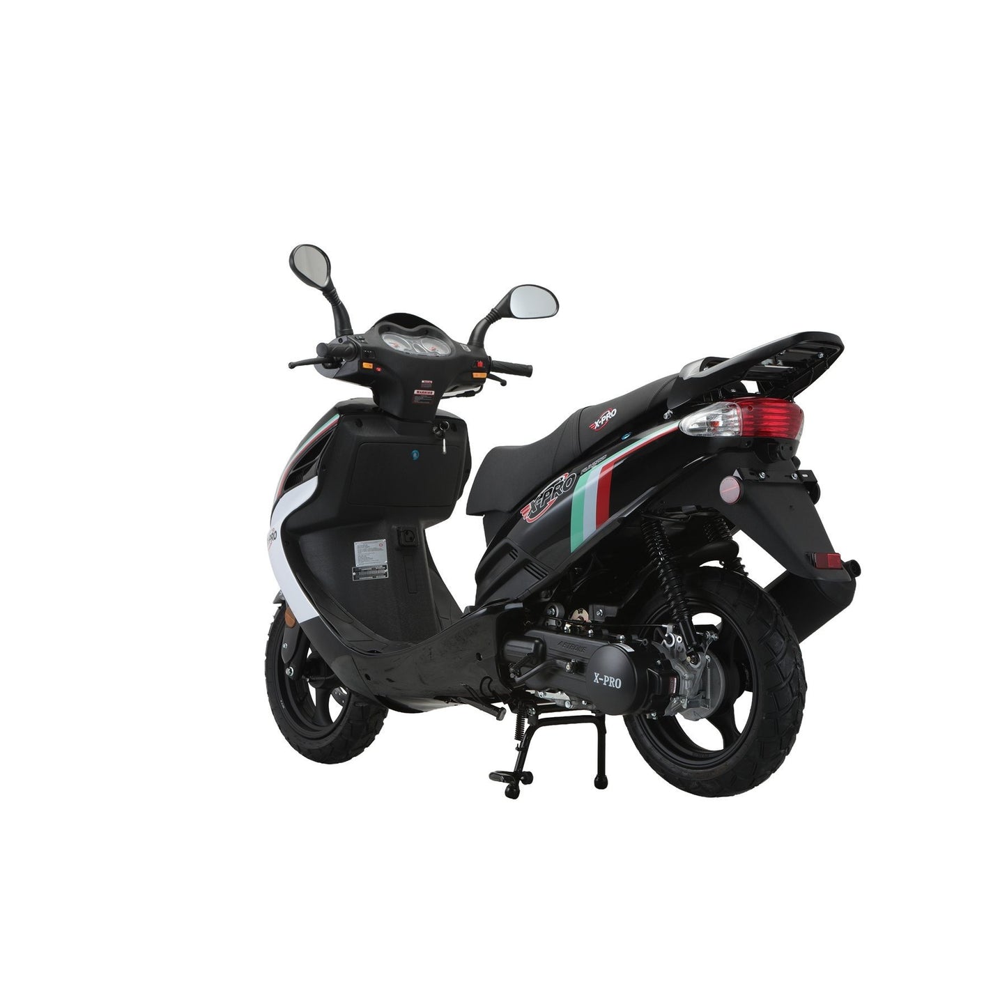 X-PRO Fiji 200 Moped Scooter with 13" Aluminum Wheels! Electric/Kick Start!