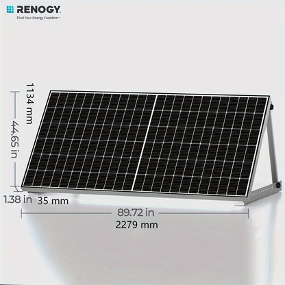 Renogy 2pcs Bifacial 550 Watt Monocrystalline Solar Panel