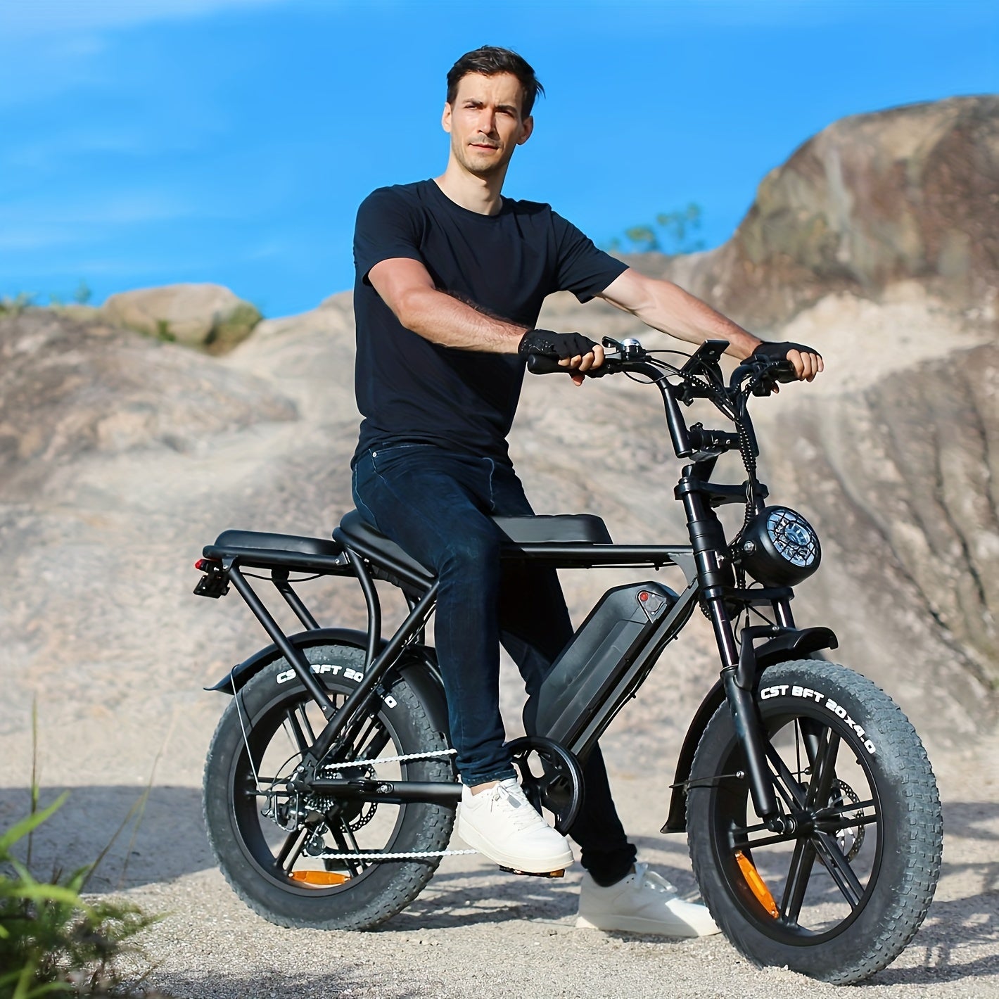 Electric Bike, Dual Battery V8 Max E-Bike - 100km Range & 19mph Speed, 500W Adults Electric Bicycle for City Commuting & Trail Ridin, Electric Bike for Adults, Ebikes for Adults, E Bike, Ebike