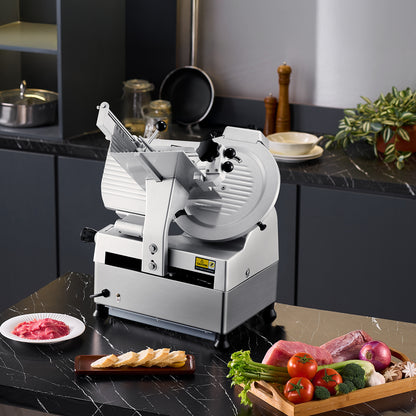 Meat Slicer 550W 12" Electric Deli Food Slicer for Frozen Meat Bread Cheese