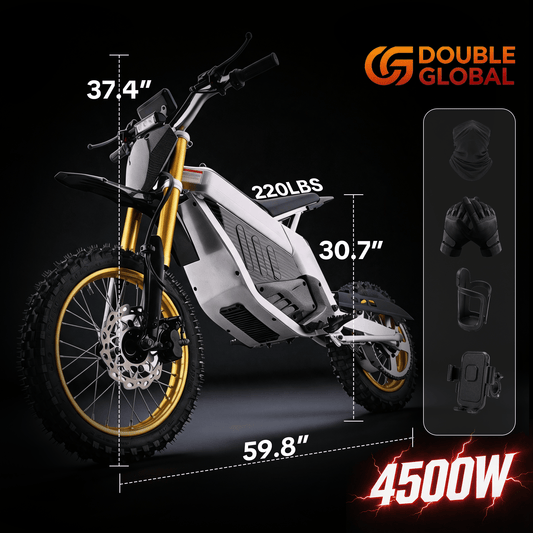 Electric Motorcycle 4500W High Power Motor, 48V 30Ah Long Range Battery, Up to 50 Miles Range, Aluminum Alloy Frame, Fast Electric Scooter for Adults, Durable Off-Road Commuter E-Bike, High Speed Performance, LED Display,
