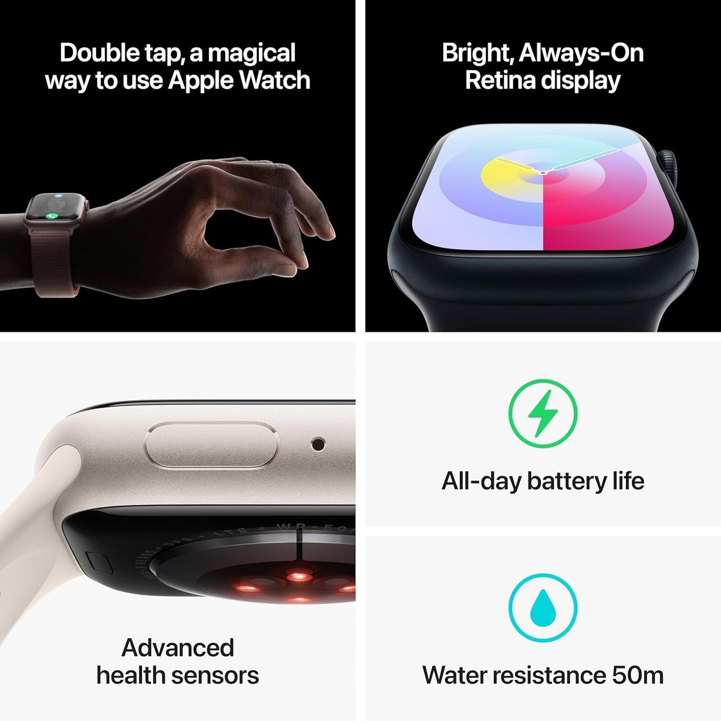 Apple Watch S9 41mm Cellular Pink (Renewed)