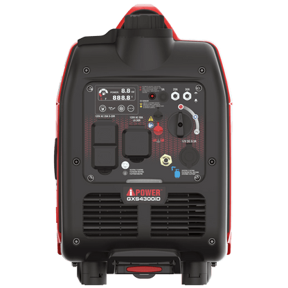 A-iPower 4300W Dual Fuel Portable Inverter Generator Gas & Propane, Quiet Ultra Lightweight Generator with CO Sensor Auto Shutdown, Parallel Ready for Camping, RV Travel & Emergency Home Backup