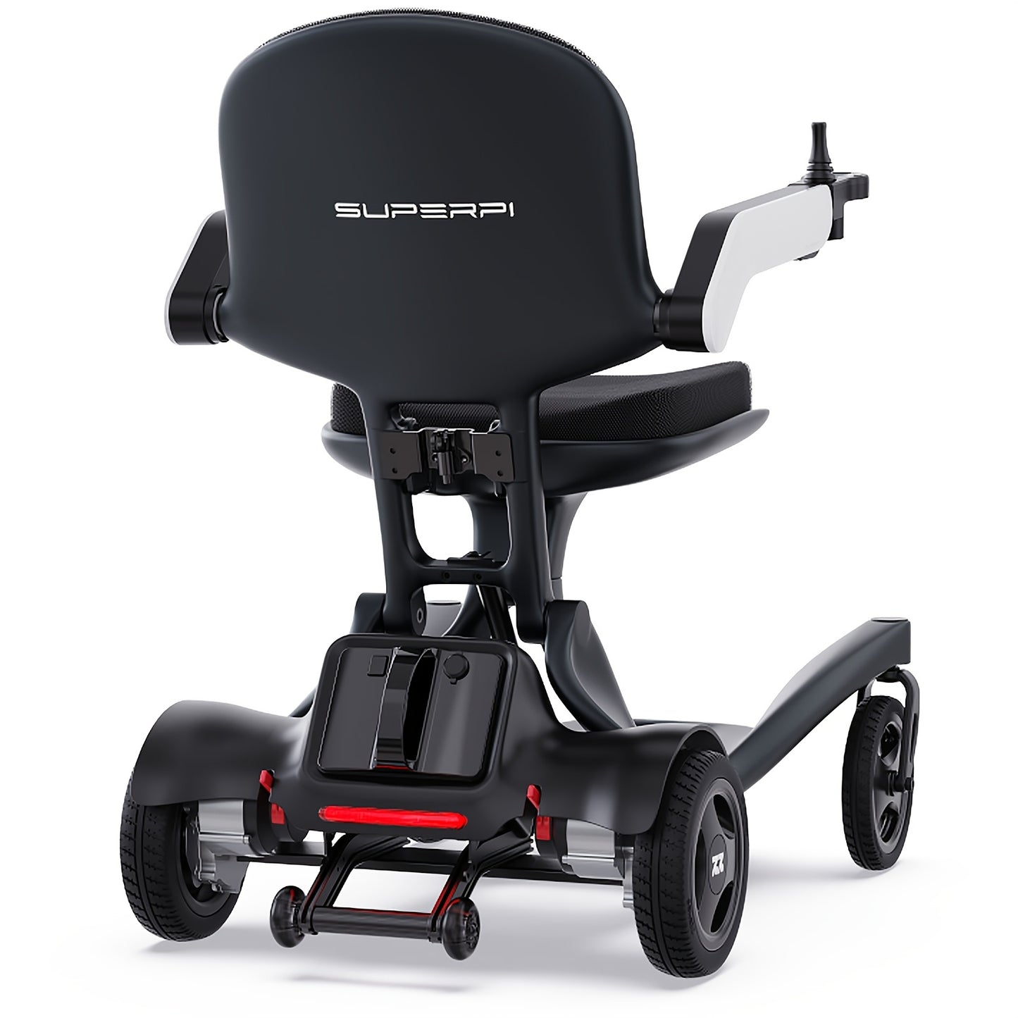 Full Carbon Fiber Smart Electric Wheelchair & Senior Mobility Scooter, 4-Wheel Travel Scooter with 20AH Lithium Battery, 30 Miles Driving Range, Tool-Free Setup, Lightweight Foldable for Easy Storage In Car Trunk