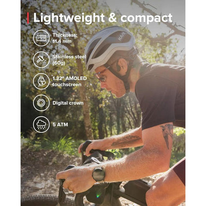 Suunto Race S GPS Sports Watch with AMOLED Touchscreen, Heart Rate and Fitness Tracker - Power Orange