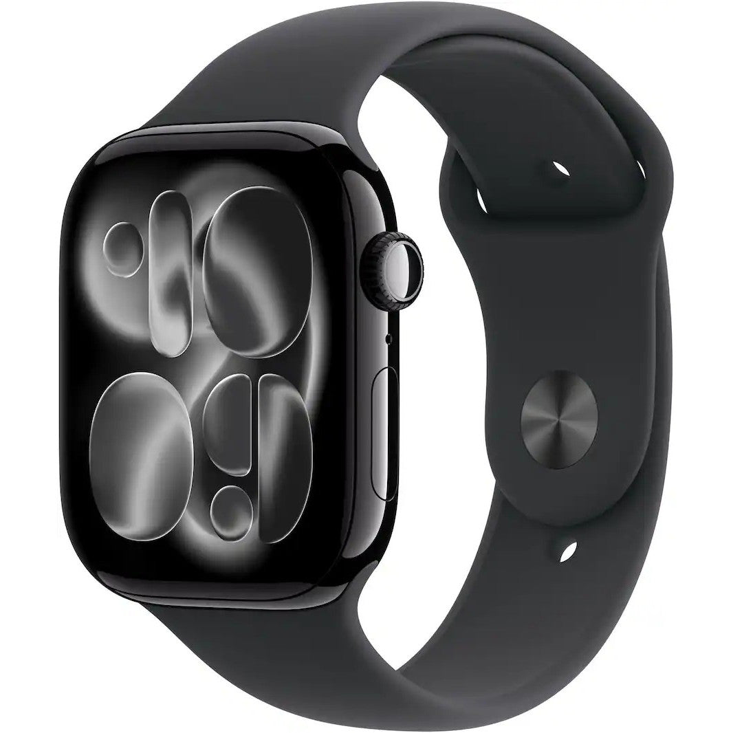 Apple Apple Watch Series 11 (GPS, 46mm, Silver Aluminum, Purple Fog Sport Band, M/L)