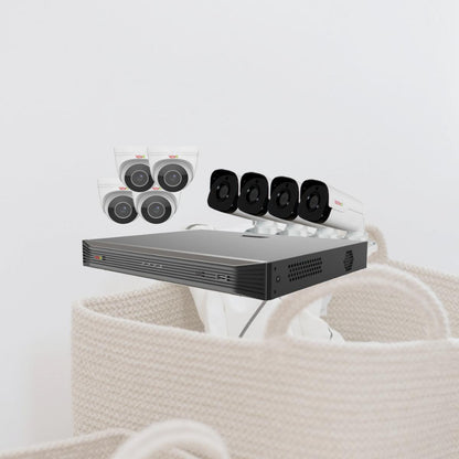 212 MAIN Ultra HD Audio Capable 16 Channel Surveillance System with 8 4 Megapixel Cameras