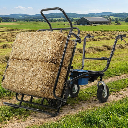 Electric Transportation Cart, 24V DC 350W Motor Powered Utility Garden Wagon Dump Cart, 265 Lbs Load Capacity with Metal Handle And 16' Track Wheels, Yard Cart And Wagons for Lawn