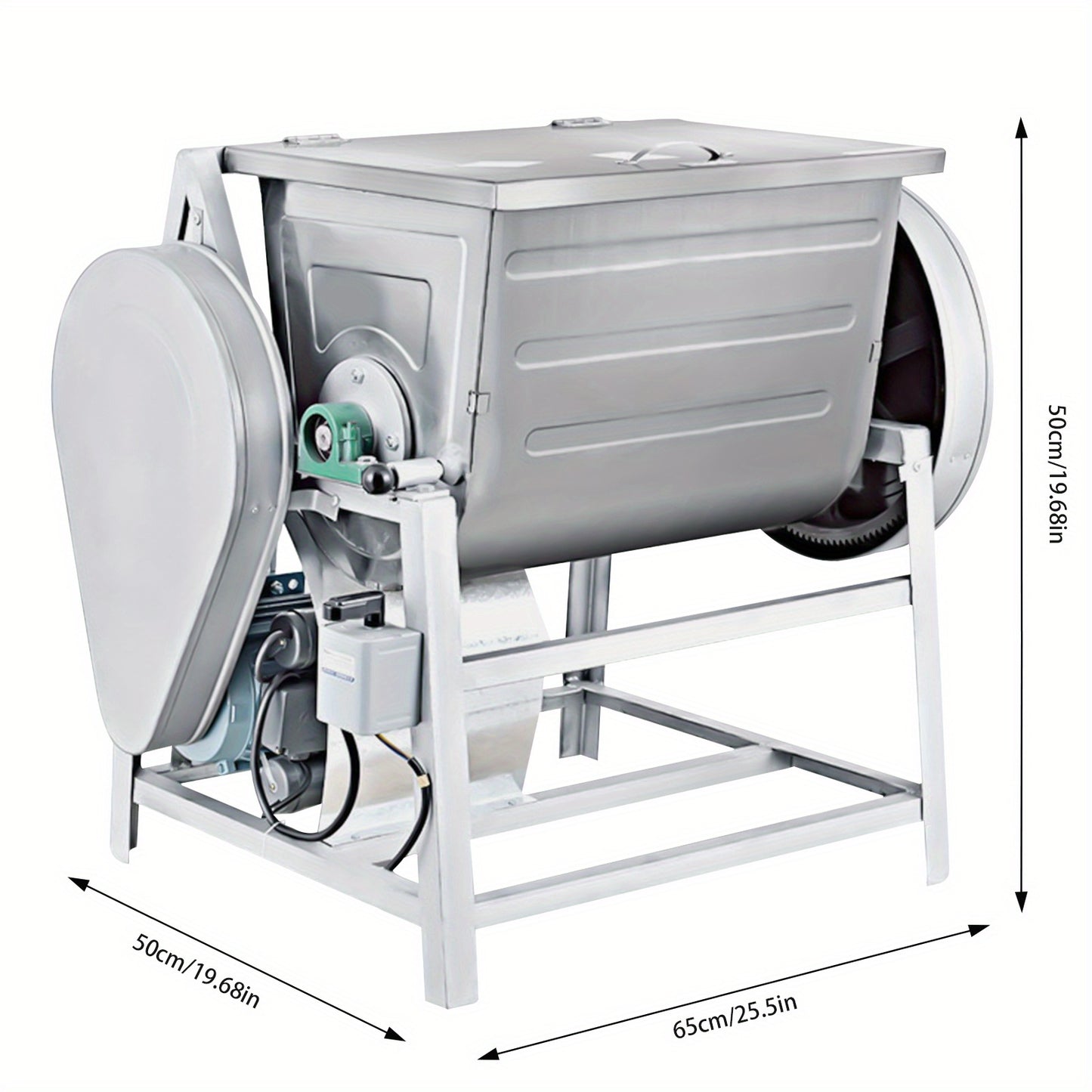 110V Commercial Dough Mixer, Electric Stand Heavy Duty Pizza Dough Mixer Flour Mixer, Max Mixed Dough 33.07LB/ 30QT, for Homes, Restaurants and Other Places