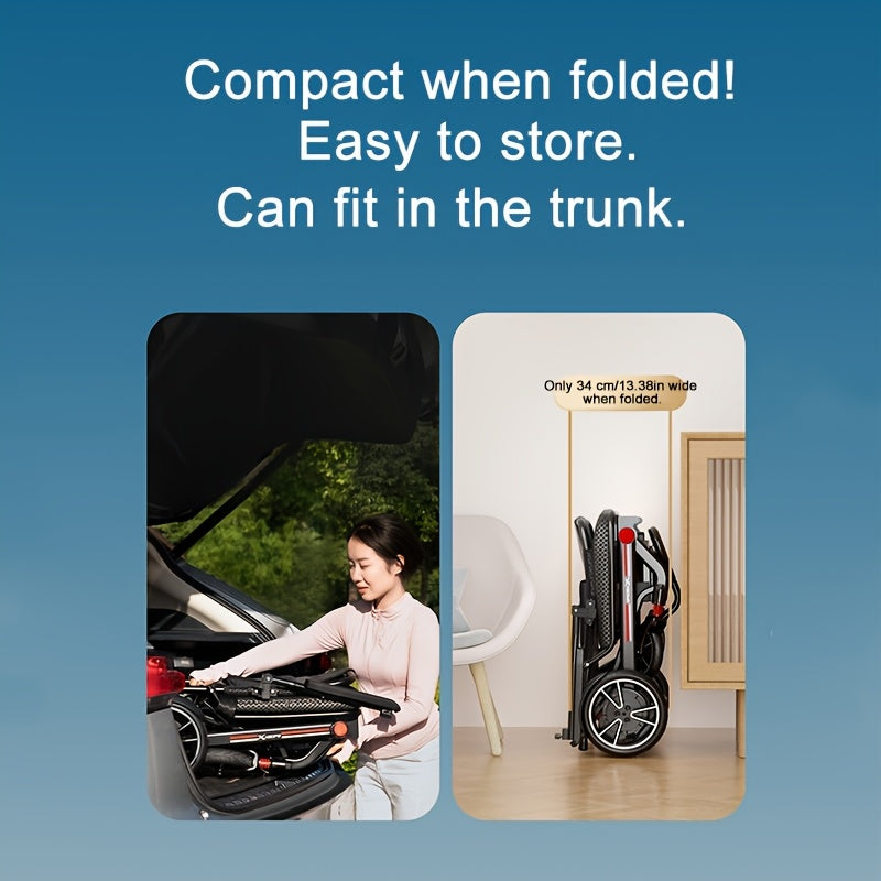 An Airline-compliant Electric Wheelchair. This Luxurious Lightweight Model Is Foldable with A Total Weight Of 13.8kg (30.4 LB). The 12AH Battery Achieves A 15km Range, Integrating Intelligent Anti-tip And Multiple Shock Absorption Features.
