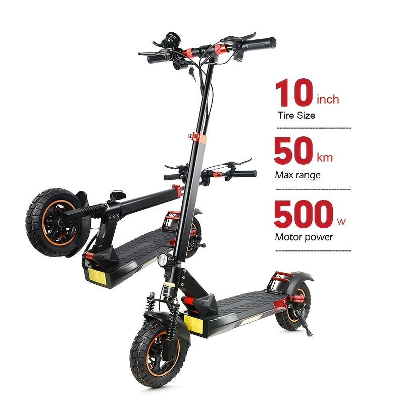 Electric Scooter for Adult & Teen, 500W/ 50Km/80Km Range/ 48V15Ah/20.8Ah Battery with Dual Suspension, Dual Disc Brake, Turn Signal, LED Front Light, Brake Light, USB Port, Suitable City Commuting, Outdoor Travel, Couple Travel, Holiday Gifts