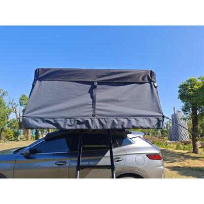 RTT Roof Top Tent for Truck Camping or Overlanding - Softshell Side Open Design with Telescopic Ladder for Easy Access - Waterproof