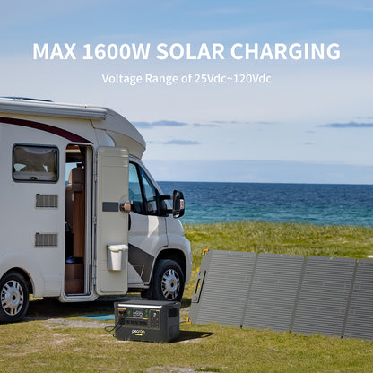 PECRON F3000LFP 3600W/3072Wh Portable Power Station, 13 Versatile Output PD 100W USB-C UPS Function BMS LiFePo4 Battery for Home Emergency, Outdoor Camping, Road Travel, RV, Off-Grid