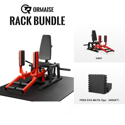 Hip Abductor Machine, Plate-Loaded Inner And Outer Machine, Hip Trainer, Hip Thrusters for Home Gym
