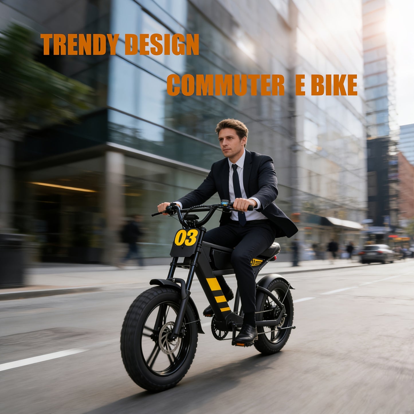 Hardcore Off-road Electric Bike, Featuring a Full Suspension System and Hydraulic Brakes to Conquer Rugged Mountain Trails. Equipped with 20"x4.0" Wide Tires and a 48V 18Ah Battery for 40-60 Miles of Range, This 7-speed All-terrain Beast