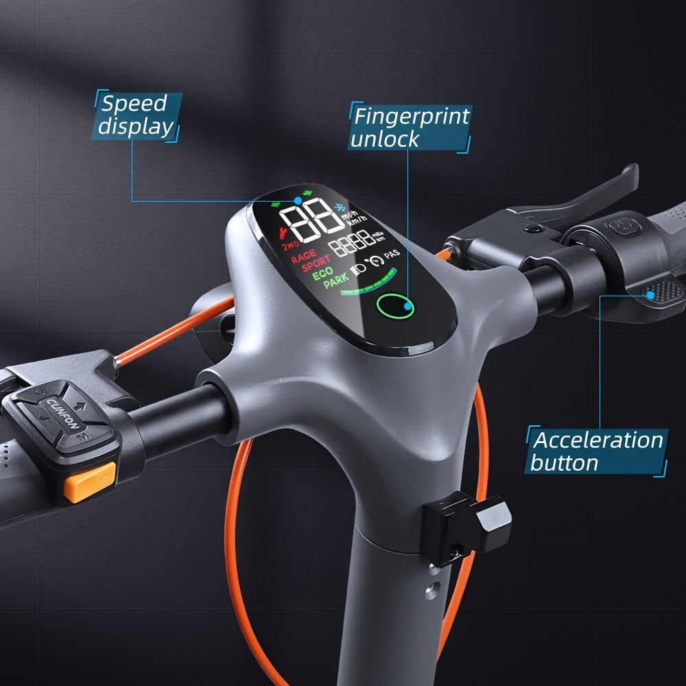 Electric Scooter for Adults, 20 MPH Top Speed, 750W Motor Up to 40 Miles Long Range, with 10.5" Off Road Tires, Dual Brake & Dual Suspension Foldable Commuting E-Scooter