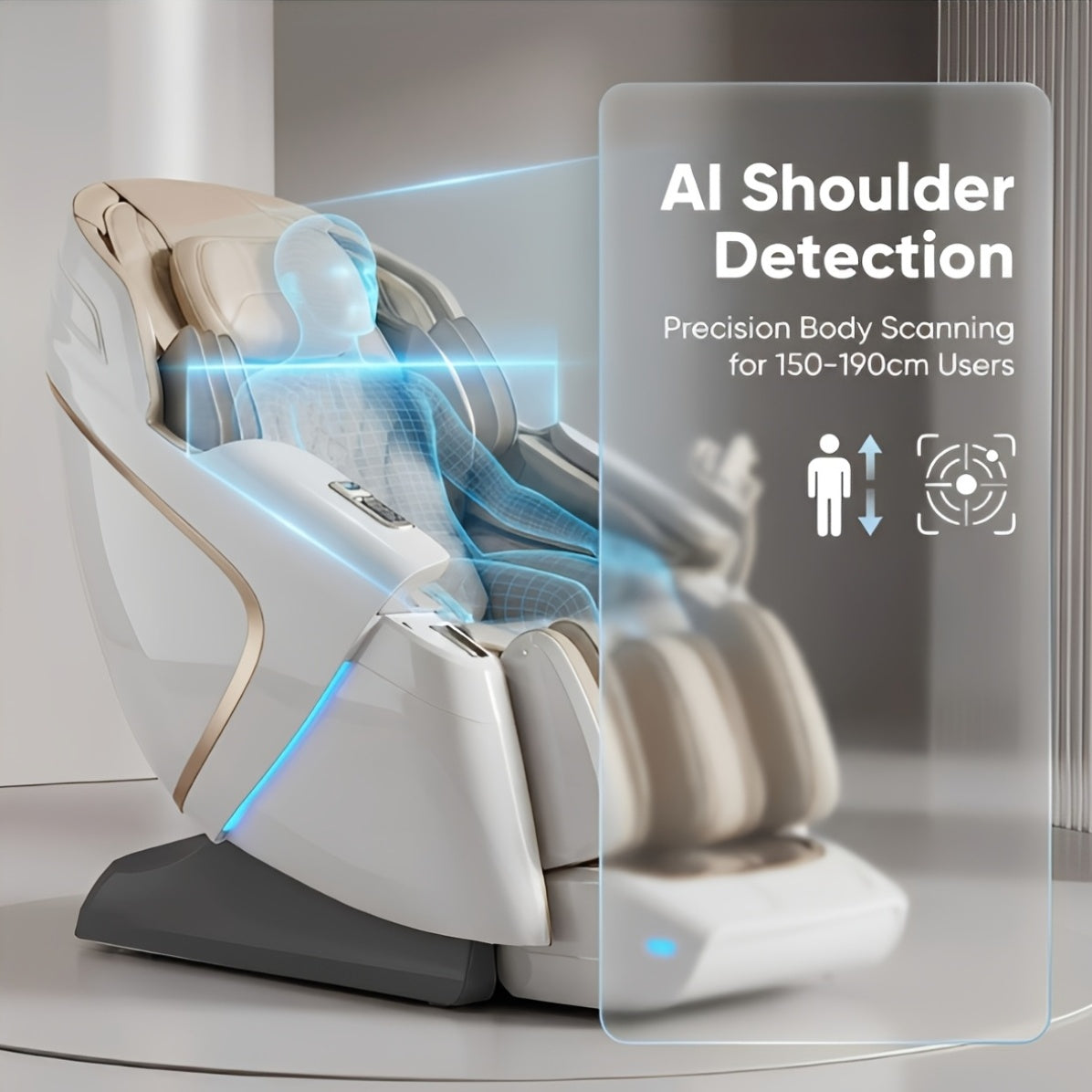 Yitouch 5D Massage Chair, Music Physiotherapy, Yoga Stretch, Zero Gravity Massage Chair, Automatic Calfrest Extension, Calf Kneading-Full Body Relaxation, Massage Chairs Full Body