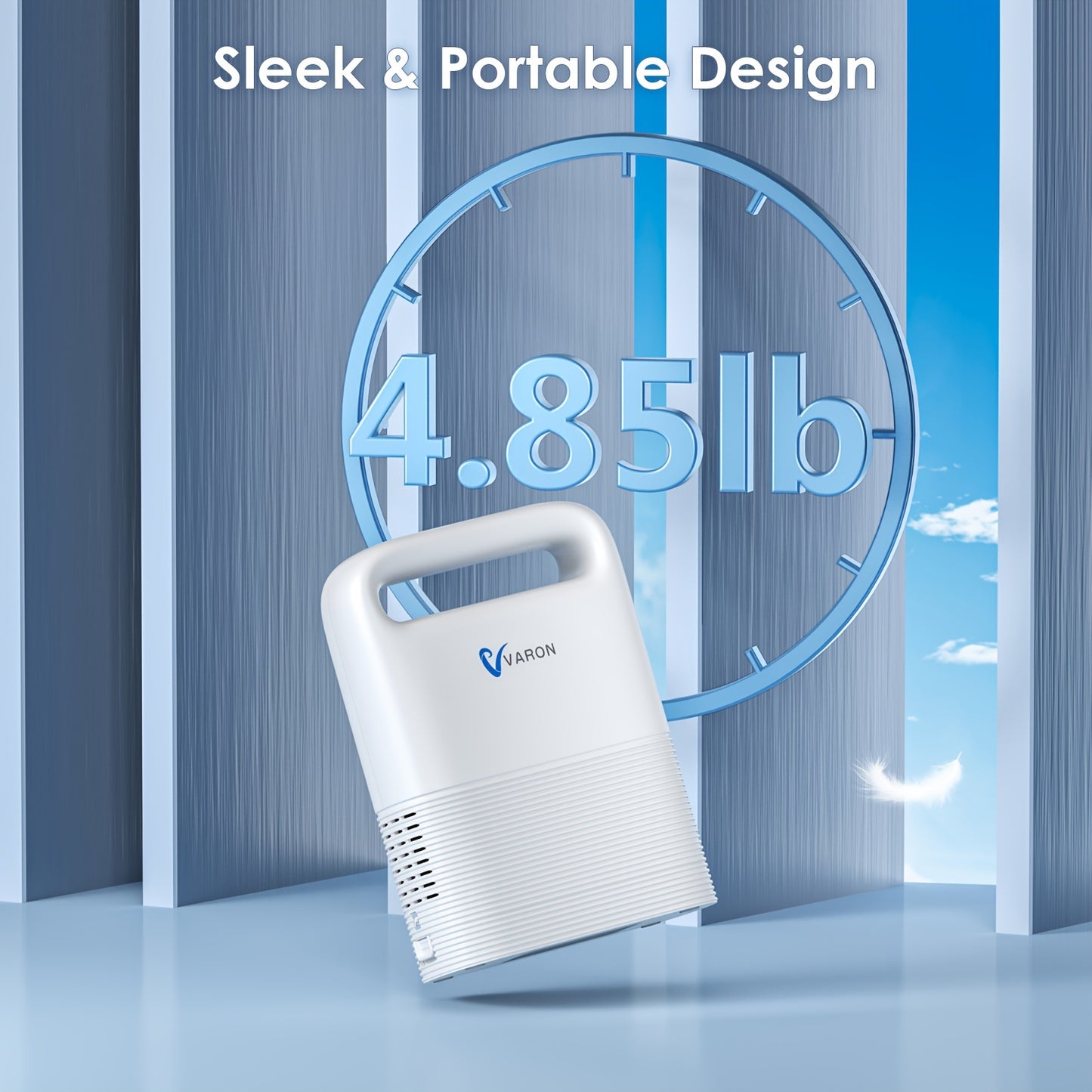 Pulse Flow Portable Oxygen Generator&Oxygen Concentrator/w Accessories (1-5 Settings) for Home And Travel Use