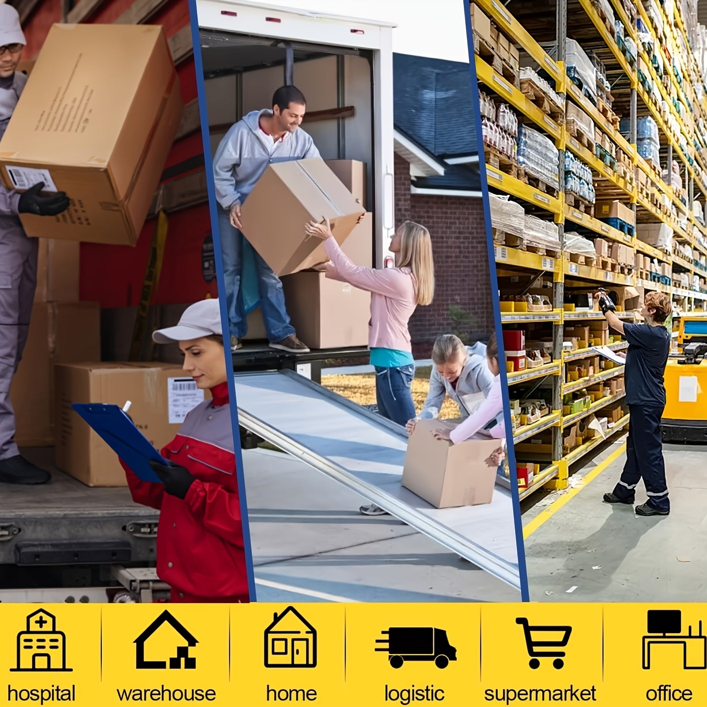 Sturdy Stair Climbing Cart - Supports Up to 900 Pounds, Features 3-Fold Modes with Extendable Handle, Convenient for Transporting Stairs | Perfect for Relocation, Warehousing & Business Applications