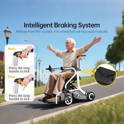 Versatile 2-In-1 Electric Wheelchair And Walker, Featuring a Lightweight Aluminum Alloy Frame That Weighs 38 Pounds. It'S Easy to Transport, Offers an Impressive Range of 20 Miles, And Can Support Up to 300 Pounds