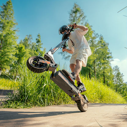 Electric Scooter Adults 700W Motor 48V Battery 34-42 Miles Range Dual Suspension 10 Inch Off Road Tires Front Rear Disc Brakes Foldable E Scooter