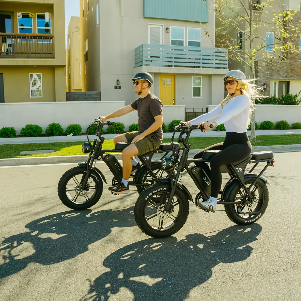 Electric Bike, V8 Electric Mountain Bike with 500W Motor 48V 15Ah-30Ah Removable Larger Battery 19mph/h 20'' Tire E Bike, Adult Electric Bicycles, Electric Dirt Bike, Electric Mountain Bike, Electric Bicycle for Adults, E Bike