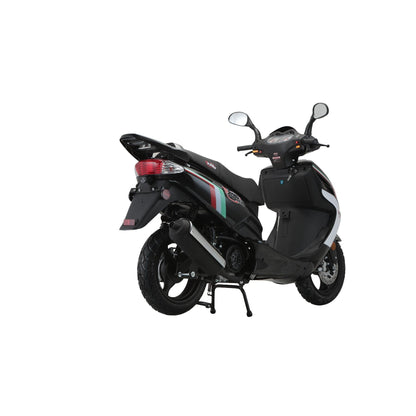 X-PRO Fiji 200 Moped Scooter with 13" Aluminum Wheels! Electric/Kick Start!