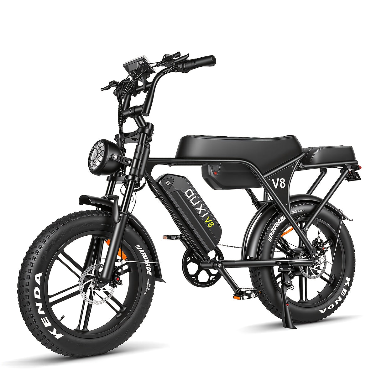 Electric Bike, Dual Battery V8 Max E-Bike - 100km Range & 19mph Speed, 500W Adults Electric Bicycle for City Commuting & Trail Ridin, Electric Bike for Adults, Ebikes for Adults, E Bike, Ebike