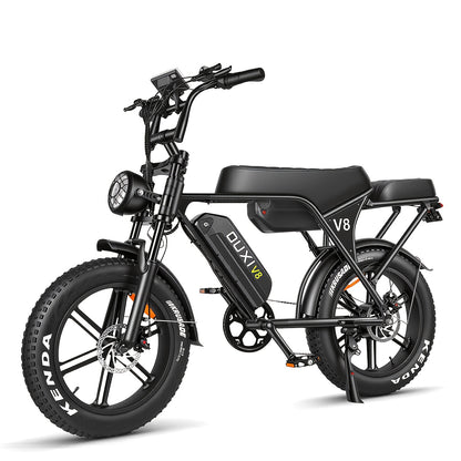 Electric Bike, Dual Battery V8 Max E-Bike - 100km Range & 19mph Speed, 500W Adults Electric Bicycle for City Commuting & Trail Ridin, Electric Bike for Adults, Ebikes for Adults, E Bike, Ebike