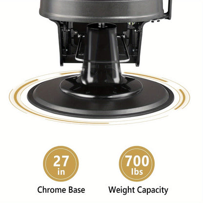 Heavy Industry Barber Shop Vintage Barber Chair, Hairdresser Reclining Salon Chair, Hydraulic Multi-function Barber Shop Beauty Spa Shampoo Hairdressing Equipment with Adjustable Headrest