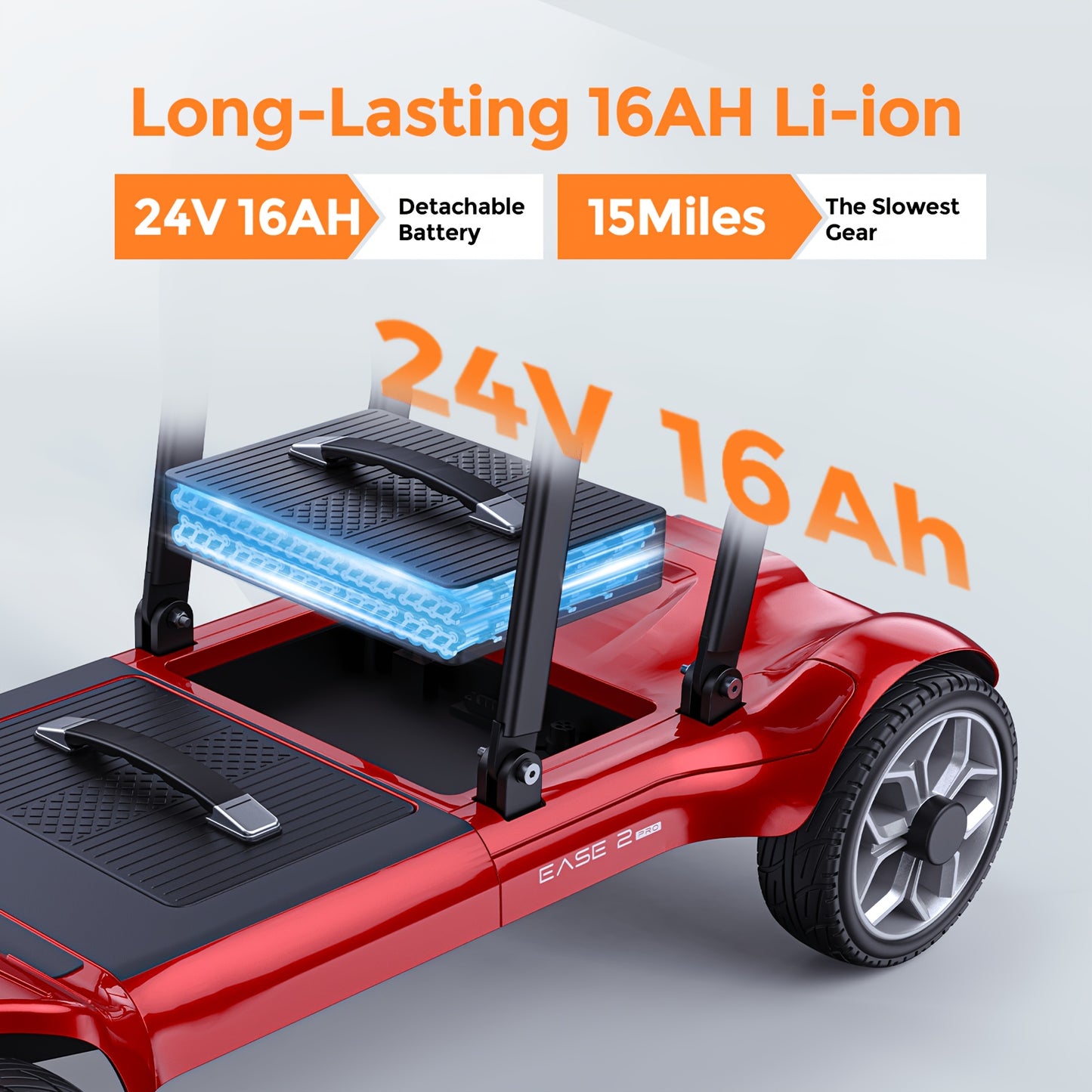Foldable 4-Wheel Mobility Scooter For Seniors, 270W, 24V 10AH Battery (Single/Double Options), Adjustable Seat & Handlebars, Basket, 8" Tires, 256lbs Capacity, 28.9 KG, Leisurely Rides, Great Gift For Valentine'S Day