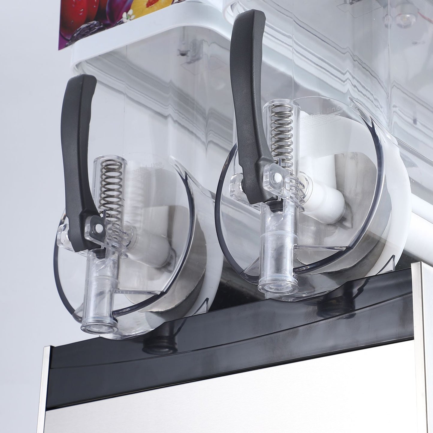 Commercial Slushy Machines with a Capacity of 30 Liters Or 8 Gallons, Featuring 860 Watts of Power, Made of Stainless Steel, Designed for Making Frozen Drinks And Margaritas, Includes a Self-Cleaning Function, Perfect for Cocktails, Restaurants