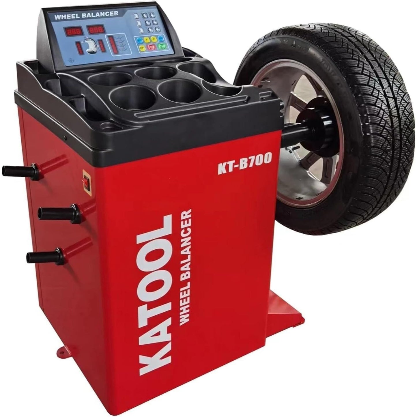 KATOOL 2.0HP Tire Changer Bead Blaster Wheel Balancer Machine Combo KT-T830+KT-B700 Tire Changer Machine Tire Machine Wheel Changers Tire Repair Machine Tire Tools