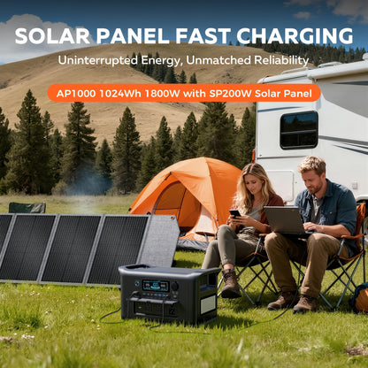 Ctolity 2400W 1600W 500W Portable Power Station, AP2000 2048Wh 2400W, AP1000 1024Wh 1600W, AP400 345Wh 500W Power Bank, Lifepo4 Battery, UPS Function, 200W 100W Foldable Solar Panel, Camping Equipment, Solar Generator  Brand: CTOLITY