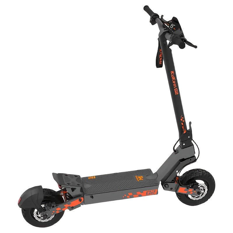 Electric Scooter Adults 700W Motor 48V Battery 34-42 Miles Range Dual Suspension 10 Inch Off Road Tires Front Rear Disc Brakes Foldable E Scooter