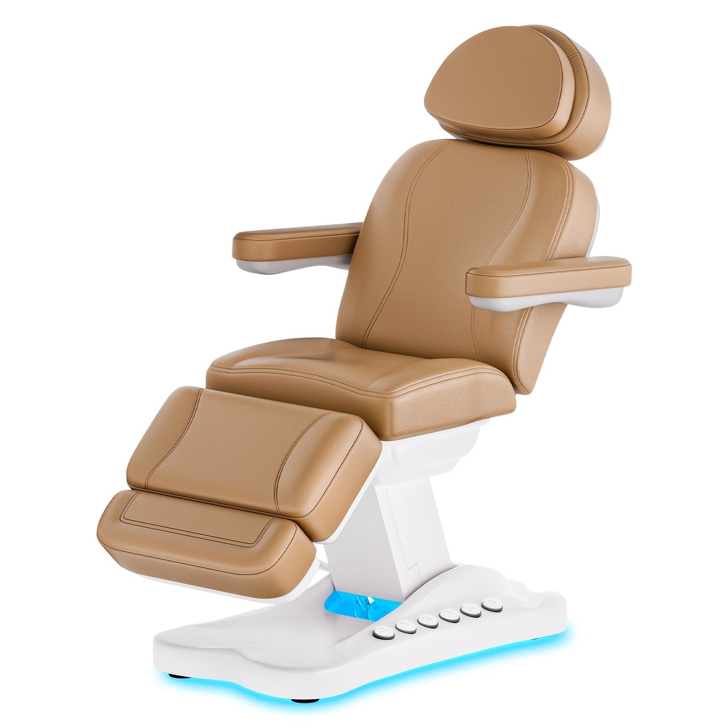 Professional Full Massage Bed with Lifting Device, Can Hold 1500 Pounds - Professional Adjustable Facial Bed for Beauty, Spa And Waxing