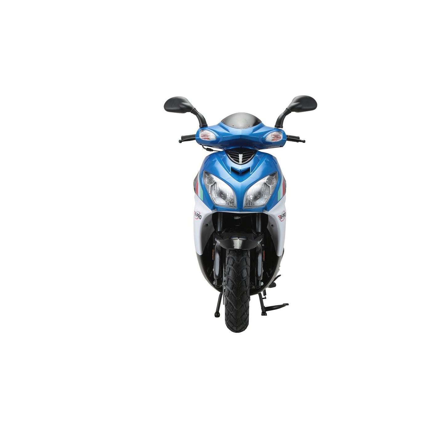 X-PRO Fiji 200 Moped Scooter with 13" Aluminum Wheels! Electric/Kick Start!