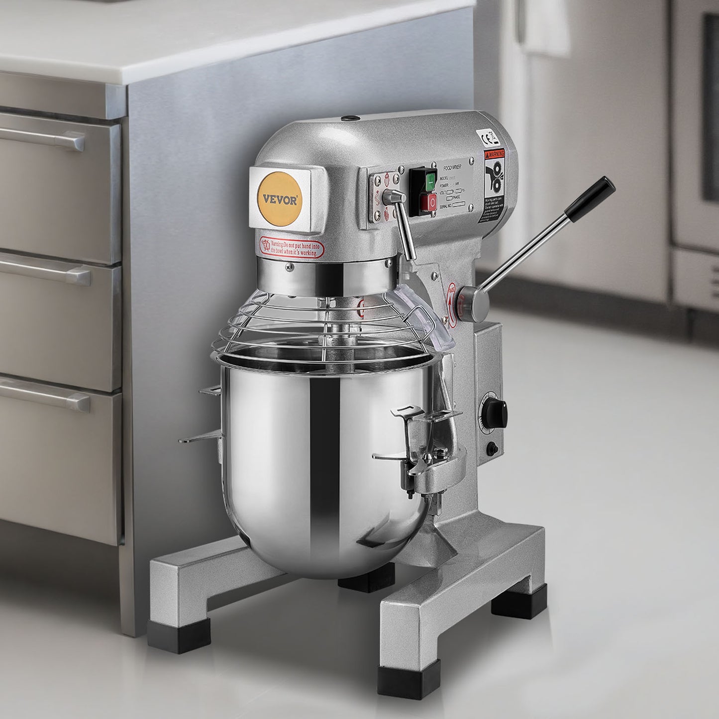 Commercial Food Mixer 10L / 18.7L / 28.5L 3-Speed Stand Dough Mixer 550W / 1100W for Restaurant